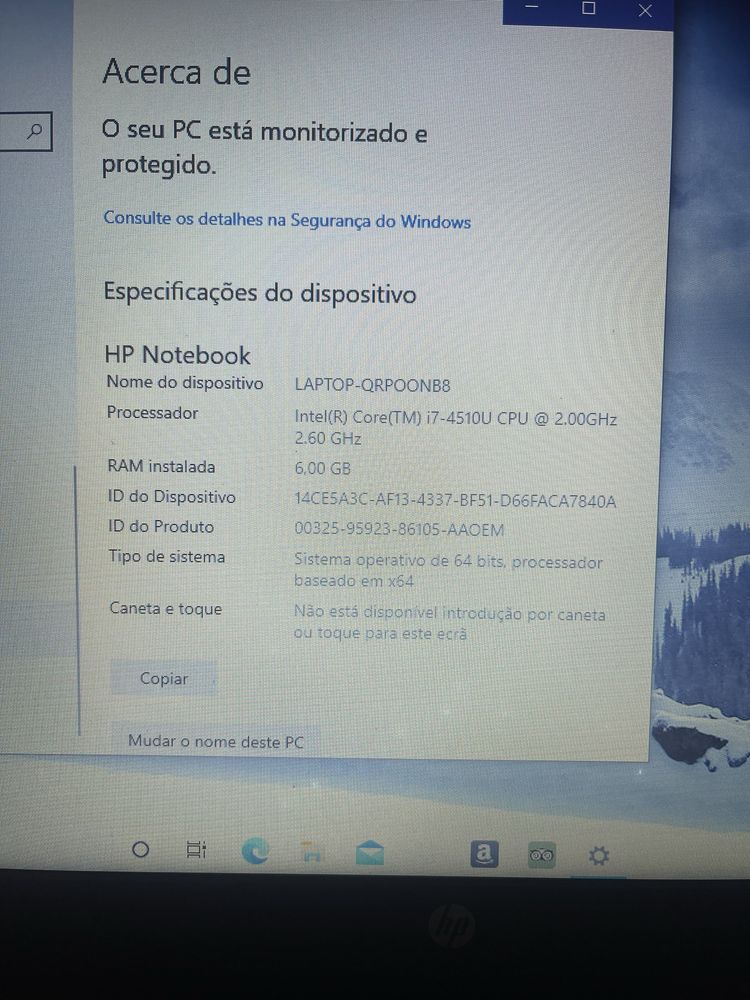 Computador portatil HP