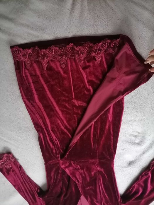 Велюрове плаття на запах