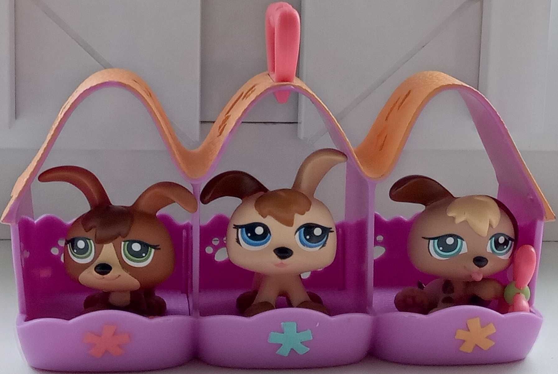 Hasbro Littlest Pet Shop zestaw - zwierzątka trojaczki Pieski