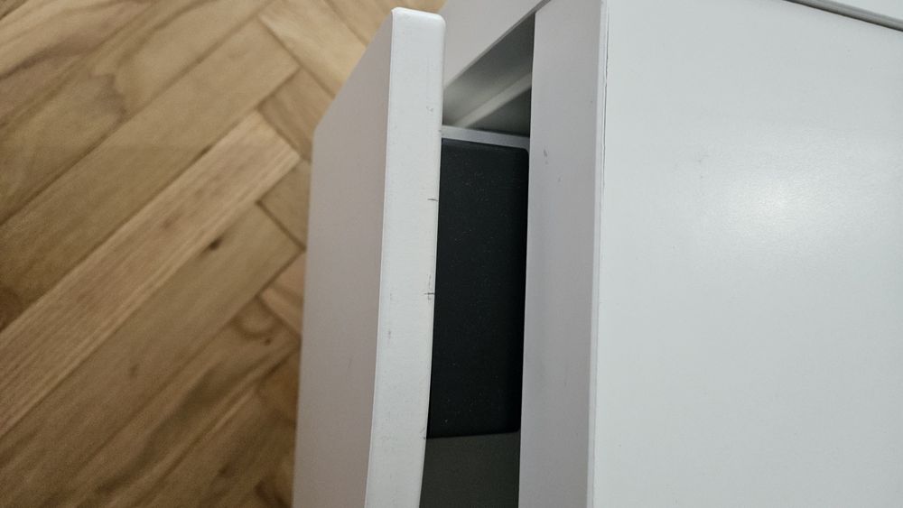 Okazja! Regał biały kallax z wkładami IKEA