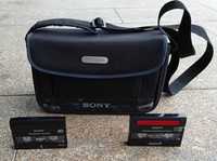 Vendo mala Sony de transportar câmaras, e duas cassetes de filmar