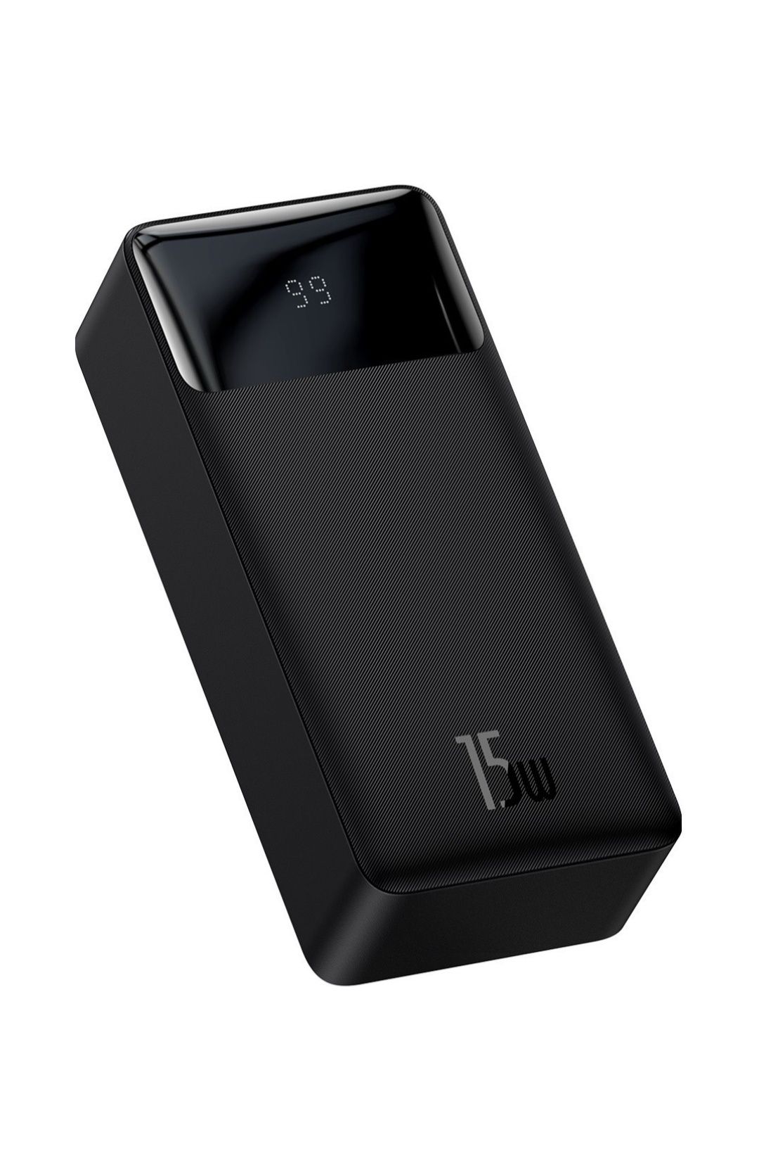 Надійний павербанк Baseus 30000mAh 15W Black. Power Bank Baseus Bipow