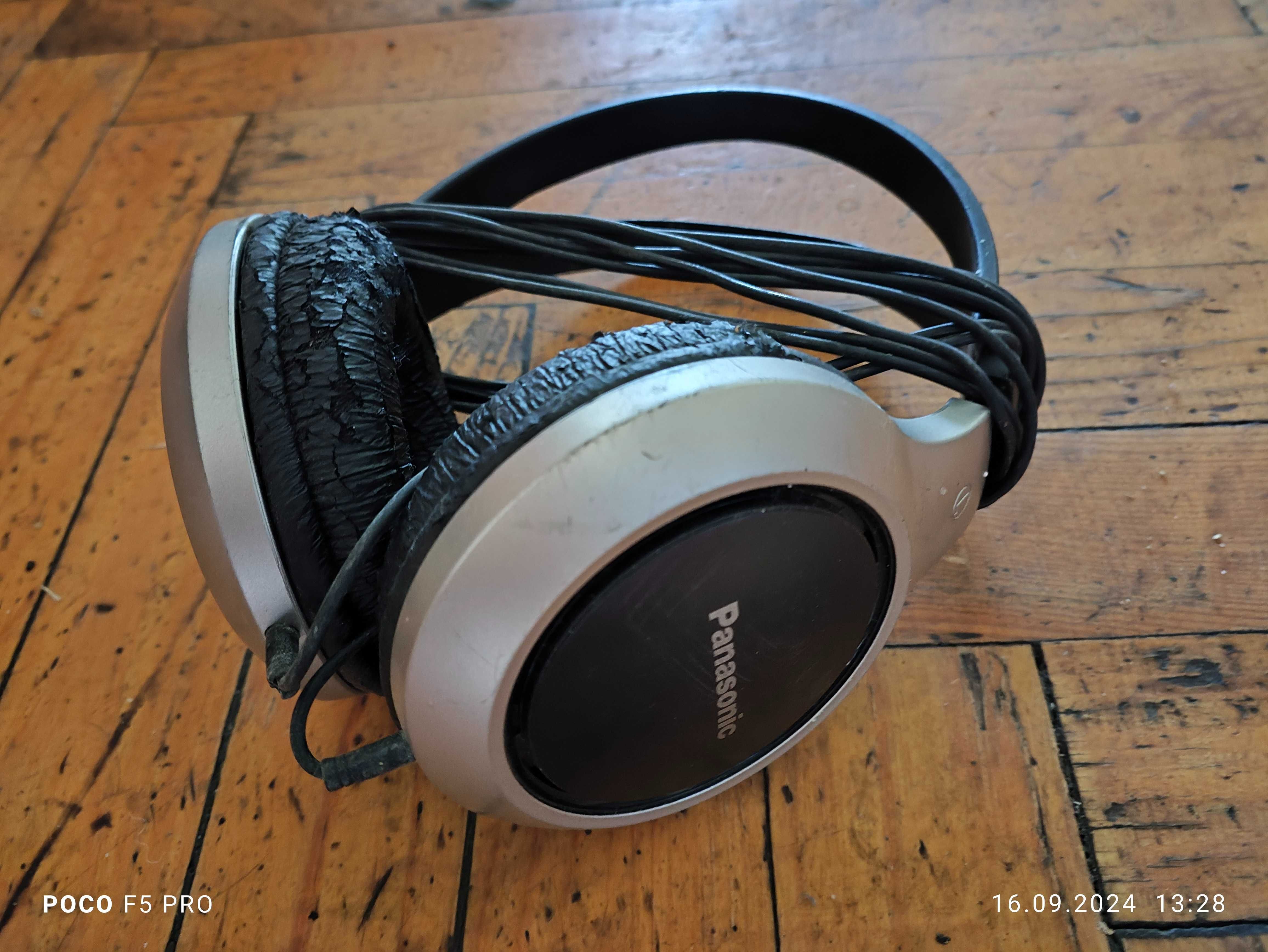 Наушники проводные, полноразмерные Panasonic RP-HT161E-K Gray-Black