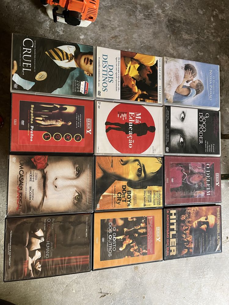 Filmes e documentarios em DVD