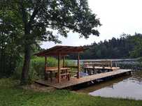 Domek Letniskowy z Prywatną Plażą