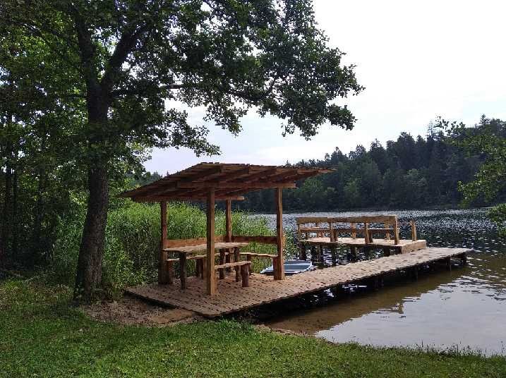 Domek Letniskowy z Prywatną Plażą