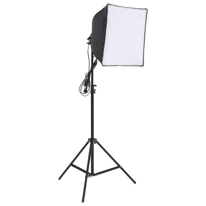Vidaxl Fotograficzny Zestaw Studyjny Z Oświetleniem, Tłami I Blendami