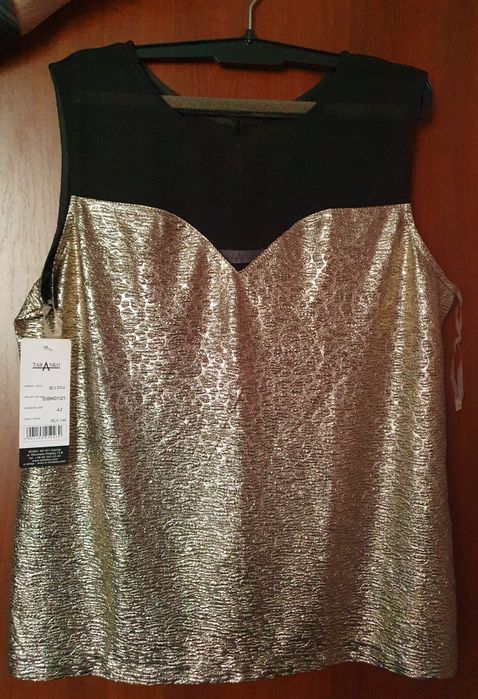 Elegancka złota bluzka - Taranko