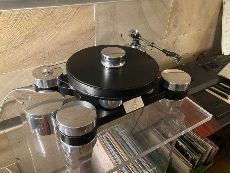 Transrotor Dark Star Silver Shadow Gramofon (SME clearaudio)