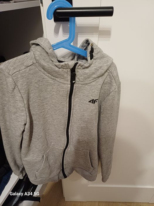 Szara bluza 4f dla chłopca