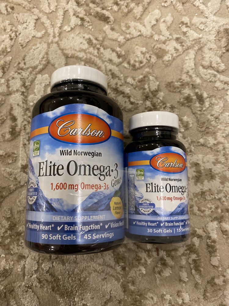 АКЦИЯ!! Carlson labs, Super Omega-3, Elite Omega-3 в наличии