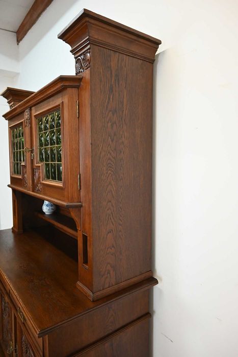 kredens secesyjny z witrażem 103004