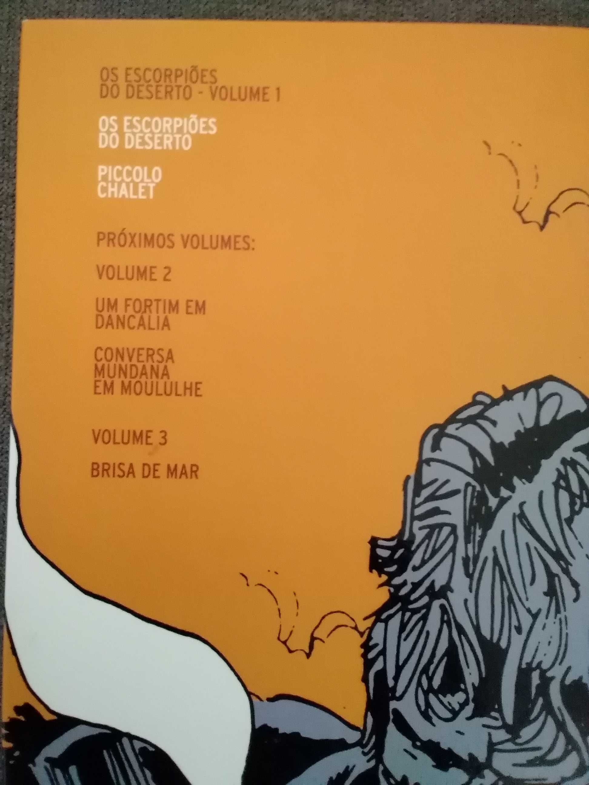 Livro BD Hugo Pratt - Os Escorpiões do Deserto - Volume 1 - NOVO