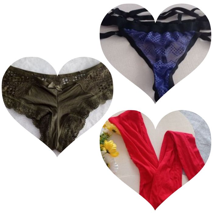 S piękne stringi koronka paseczki