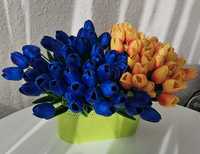 Штучні квіти тюльпани для декора