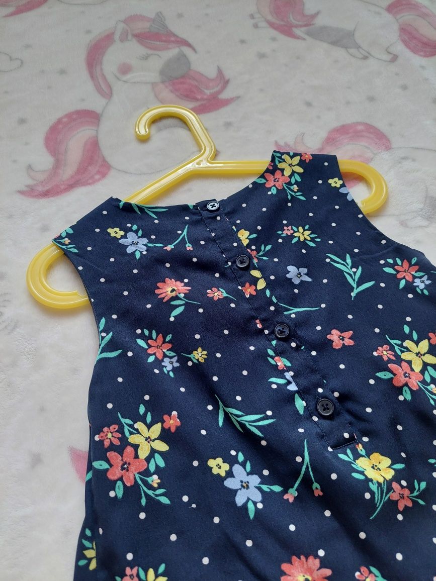 J.Nowy H&M dziewczynka kombinezon lato Bluezzo 7 lat 122 cm sukienka