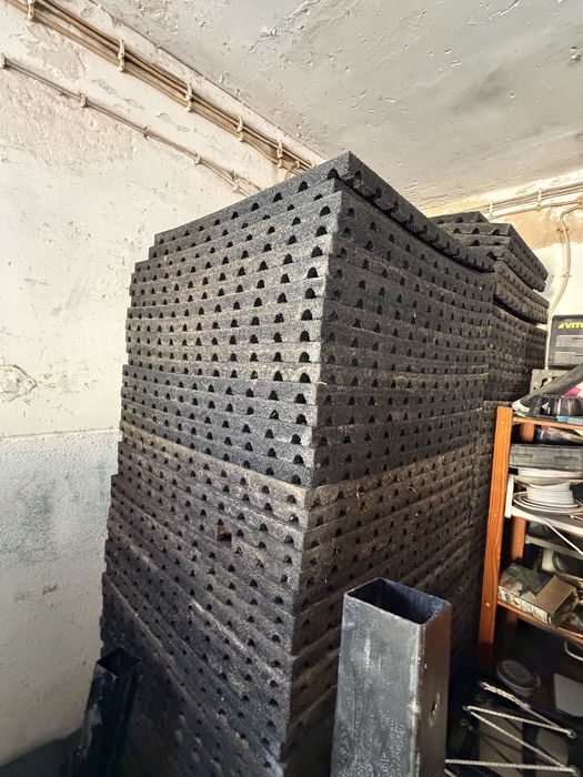 Chão de Borracha 1mx1m 45mm