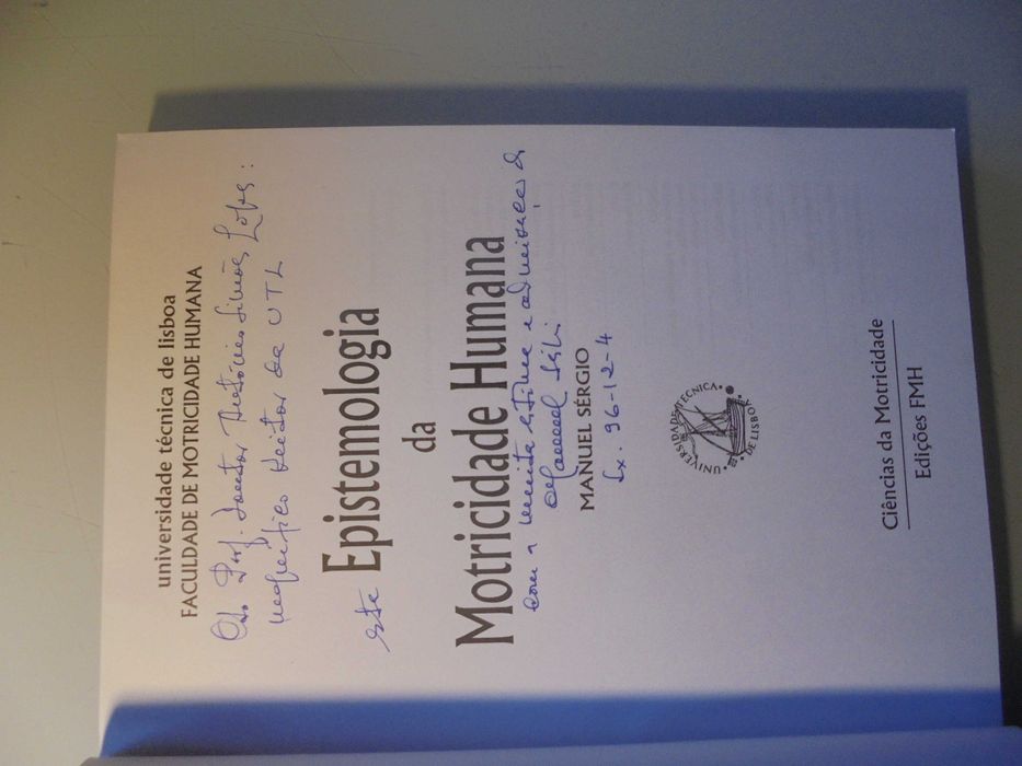 Sérgio (Manuel);Epistemologia e Motricidade Humana