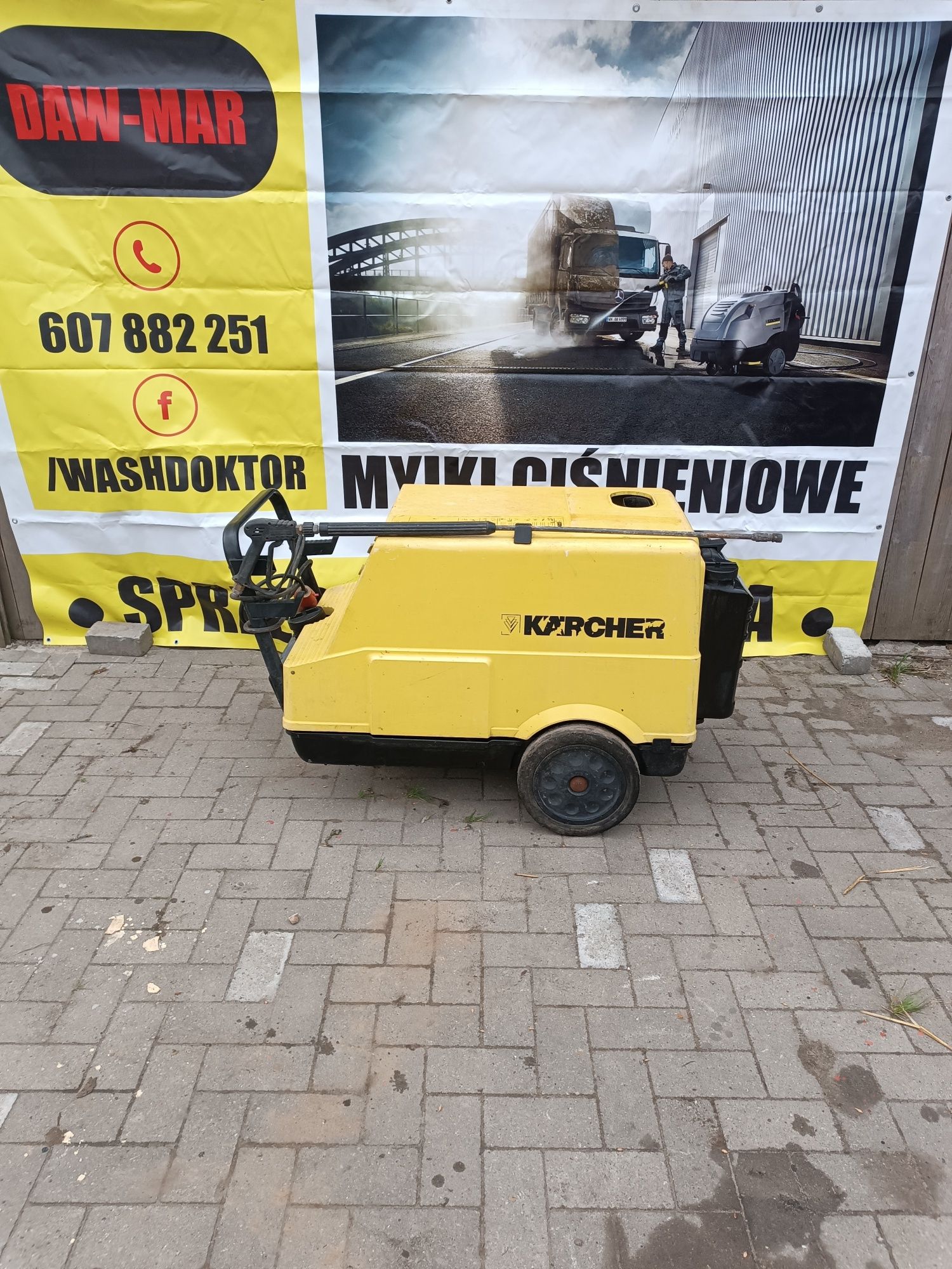 Myjka ciśnieniowa Kärcher hds 760, ciepła woda