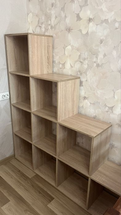 Стелаж на 15 комірок. Дсп світлий