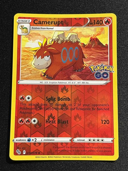 Carta Pokémon GO Camerupt 14/78