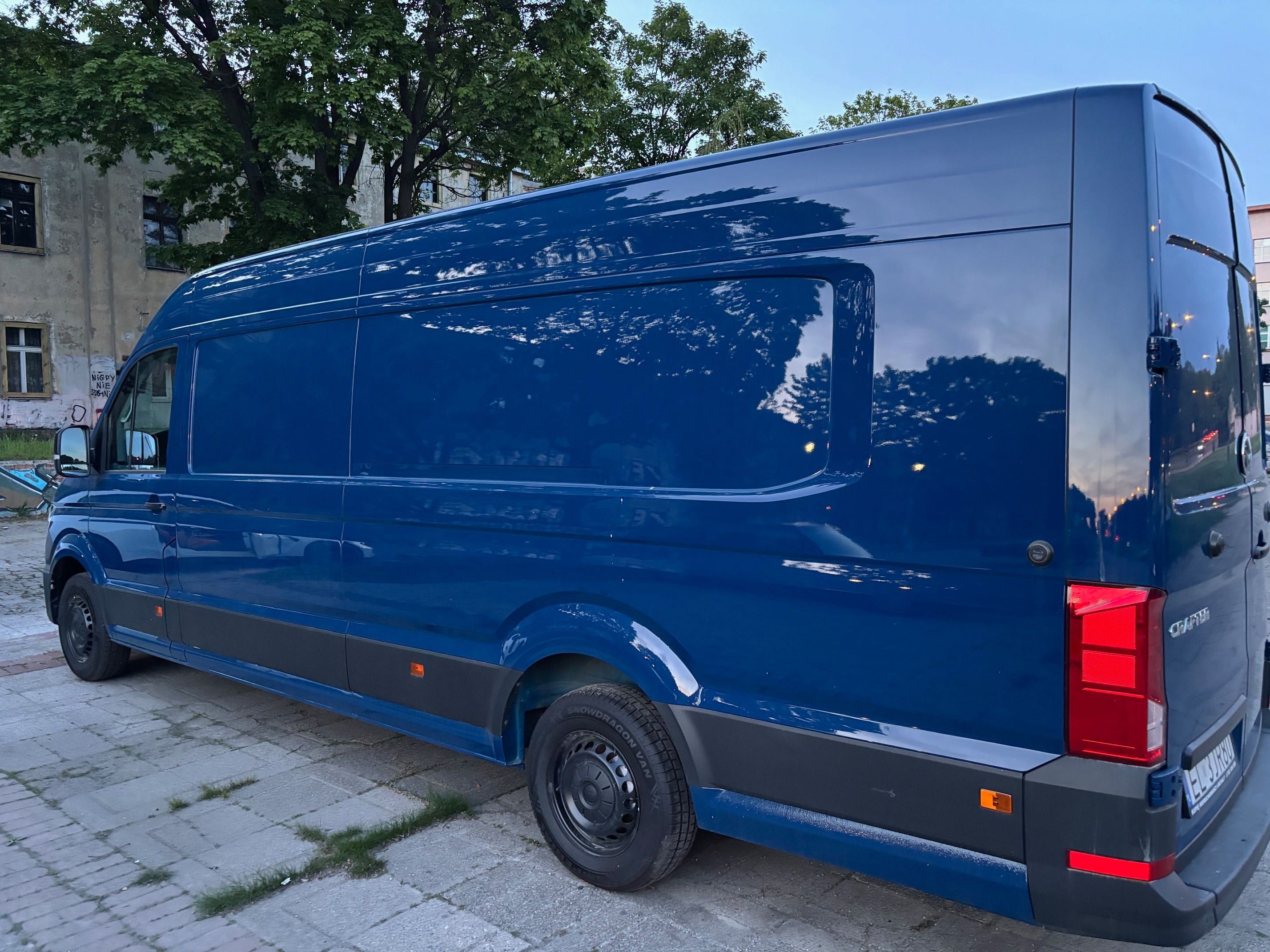 Wynajem VW Crafter L5 H2 Maxi długi możliwy wykup