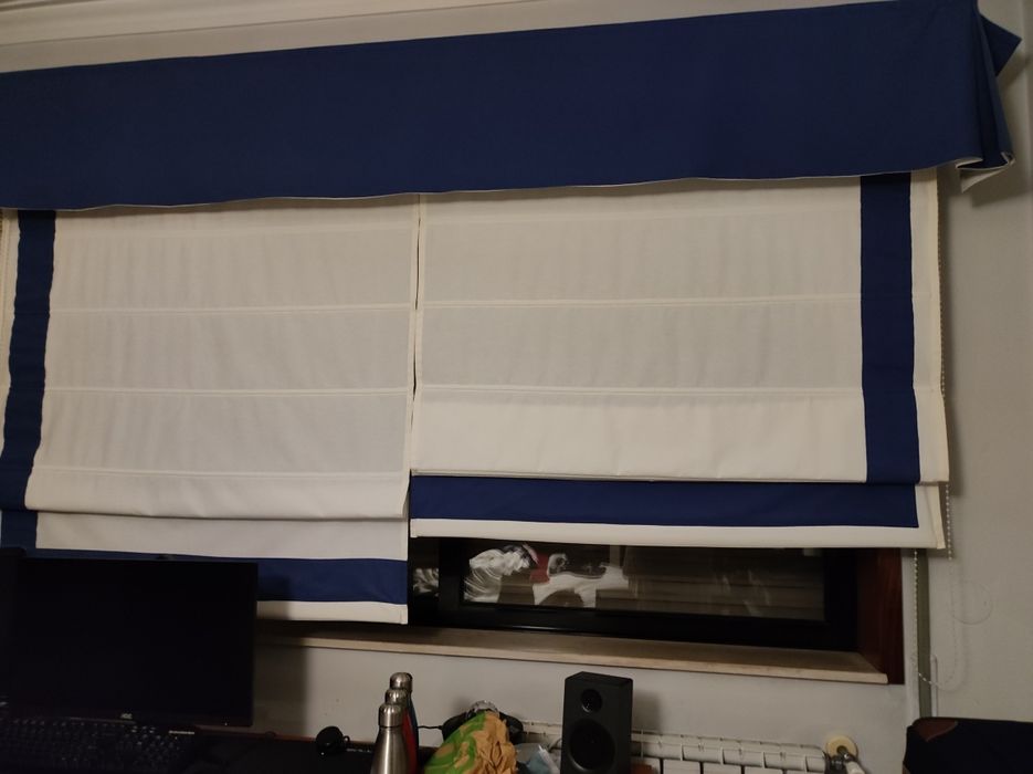 Romanete com sanefa em madeira_medidas 215*145