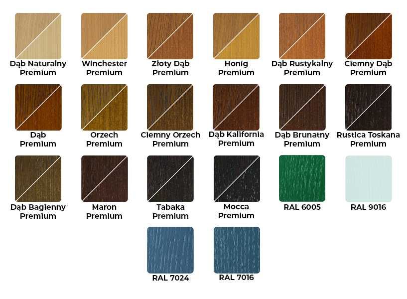 Drzwi Wejściowe do domu Zewnętrzne Drewniane ELIVO Agmar NA WYMIAR