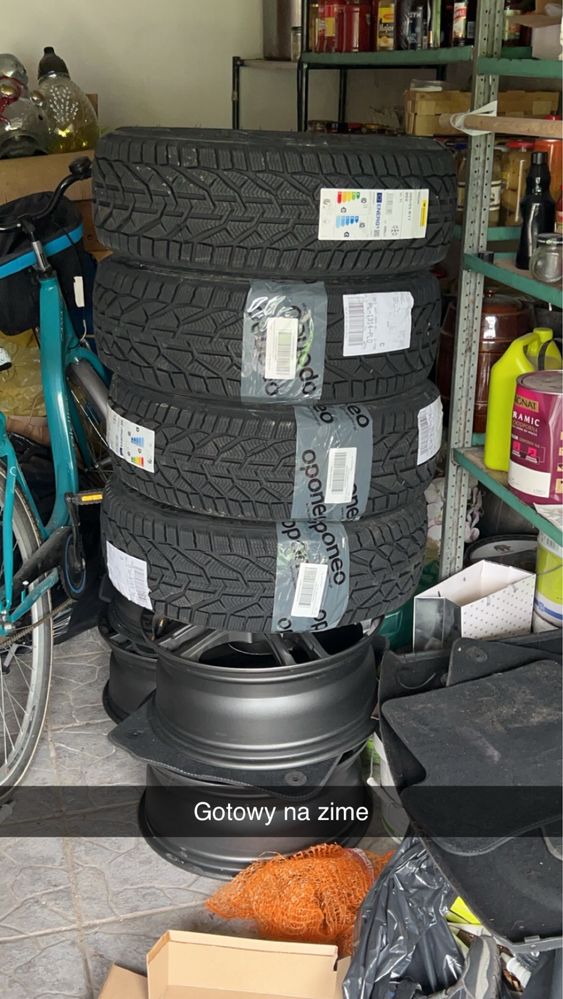 Felgi vw 5x112 plus opony R17