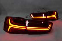 Lampy tył tylne AUDI A6 C7 SEDAN 11-14 Dynamiczne LED SMOKE NEON IGŁA