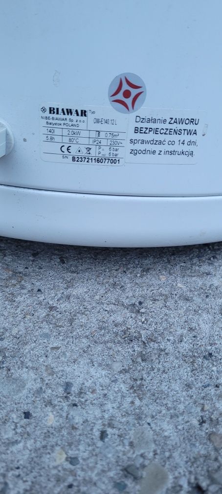 Bojler biawar 140l