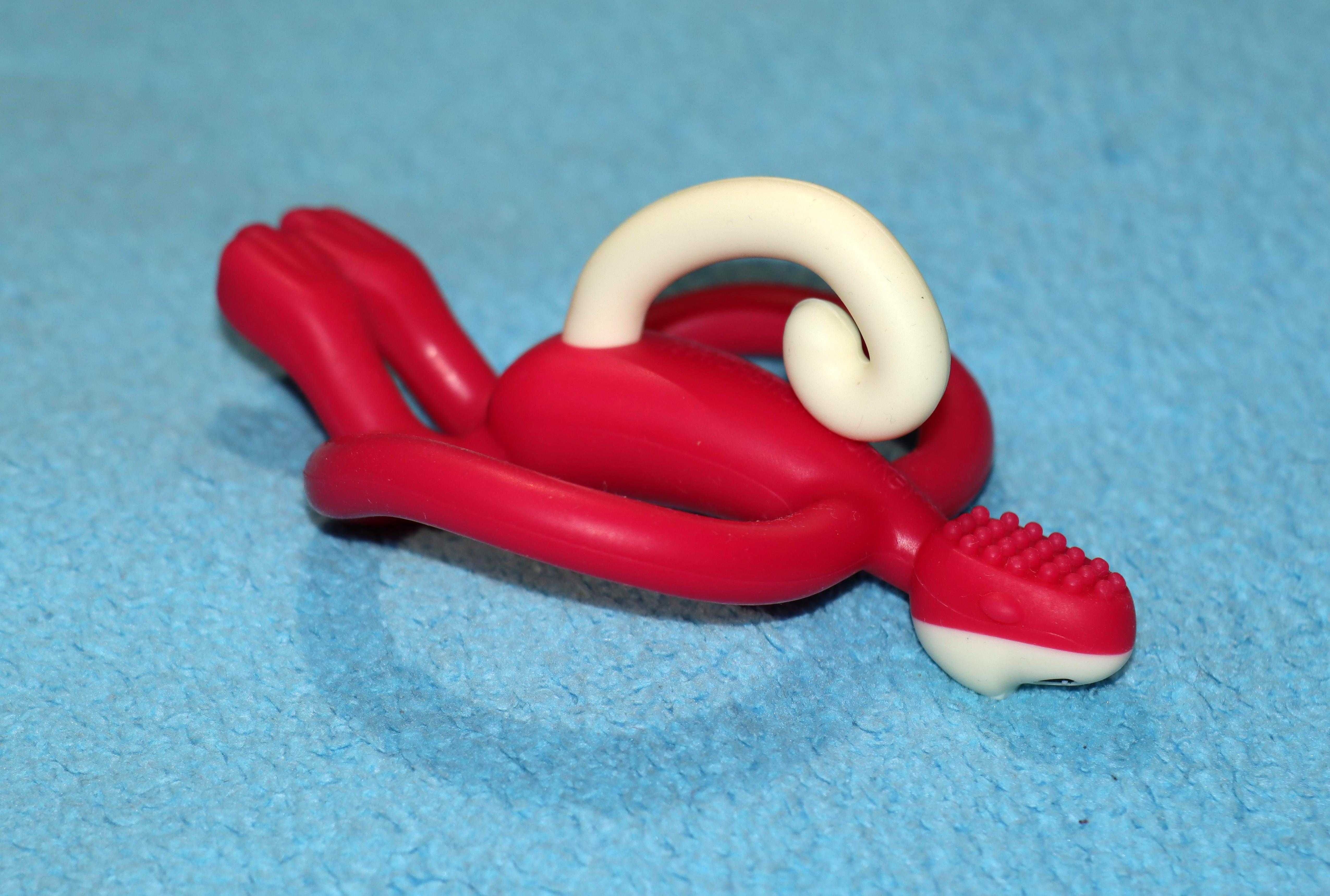 Gryzak masujący ze szczoteczką Matchstick Monkey gryzak dla niemowląt
