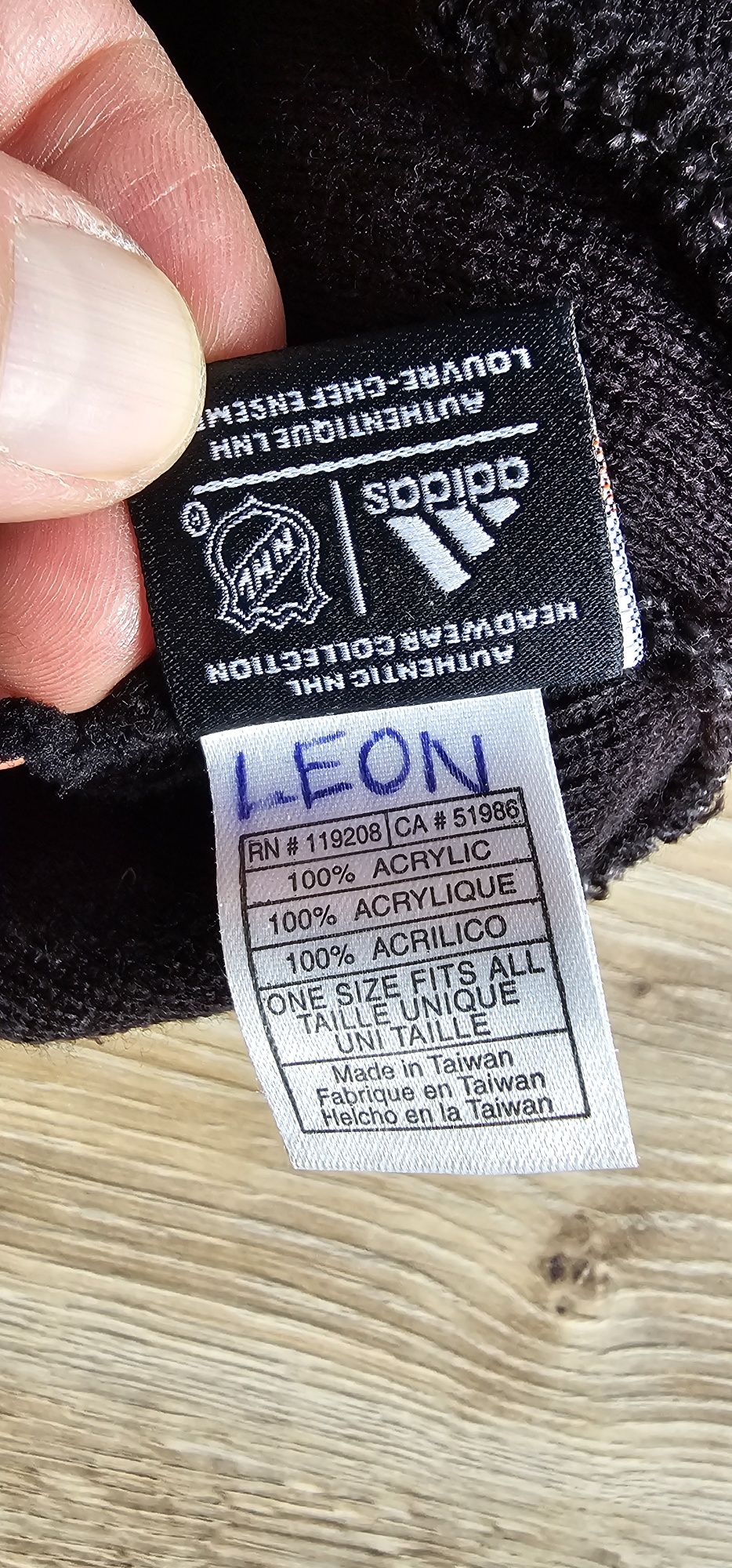 ANAHEIM DUKS ADIDAS czapka zimowa rozmiar uniwersalny