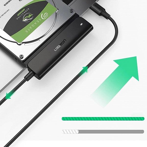 Ugreen adapter przejściówka dysku HDD SSD 2,5'' SATA III 3.0 - USB Typ