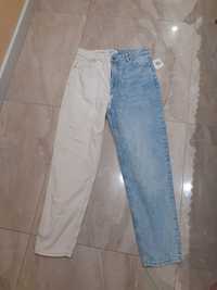 джинсы bershka двух цветные