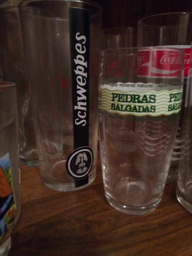 Pfungstadter copos antigos Coleção Pepsi, Coca cola, Pedras Salgadas