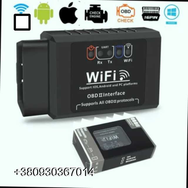 Автомобильный сканер OBD2 WIFI ELM327 V 1.5 автосканер iPhone Android