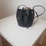 Czarna torebka worek h&m