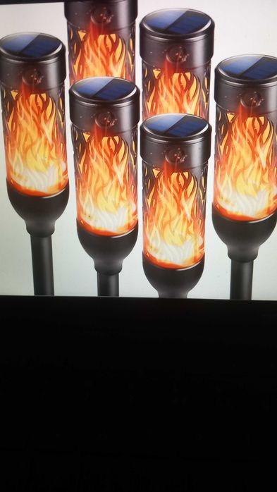 Moxled Zewnętrzna lampa słoneczna, 6 sztuk, 12 diod LED