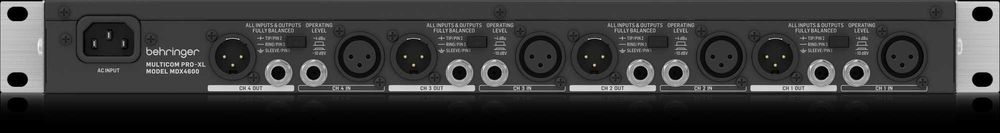 Processador de Sinal — Behringer MDX4600 (Compressor/Limitador/Gate)