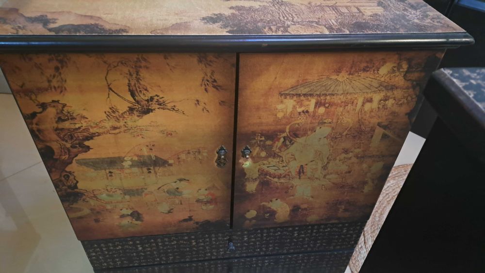 obrazki chińskie z laki drzewo egzotyczne