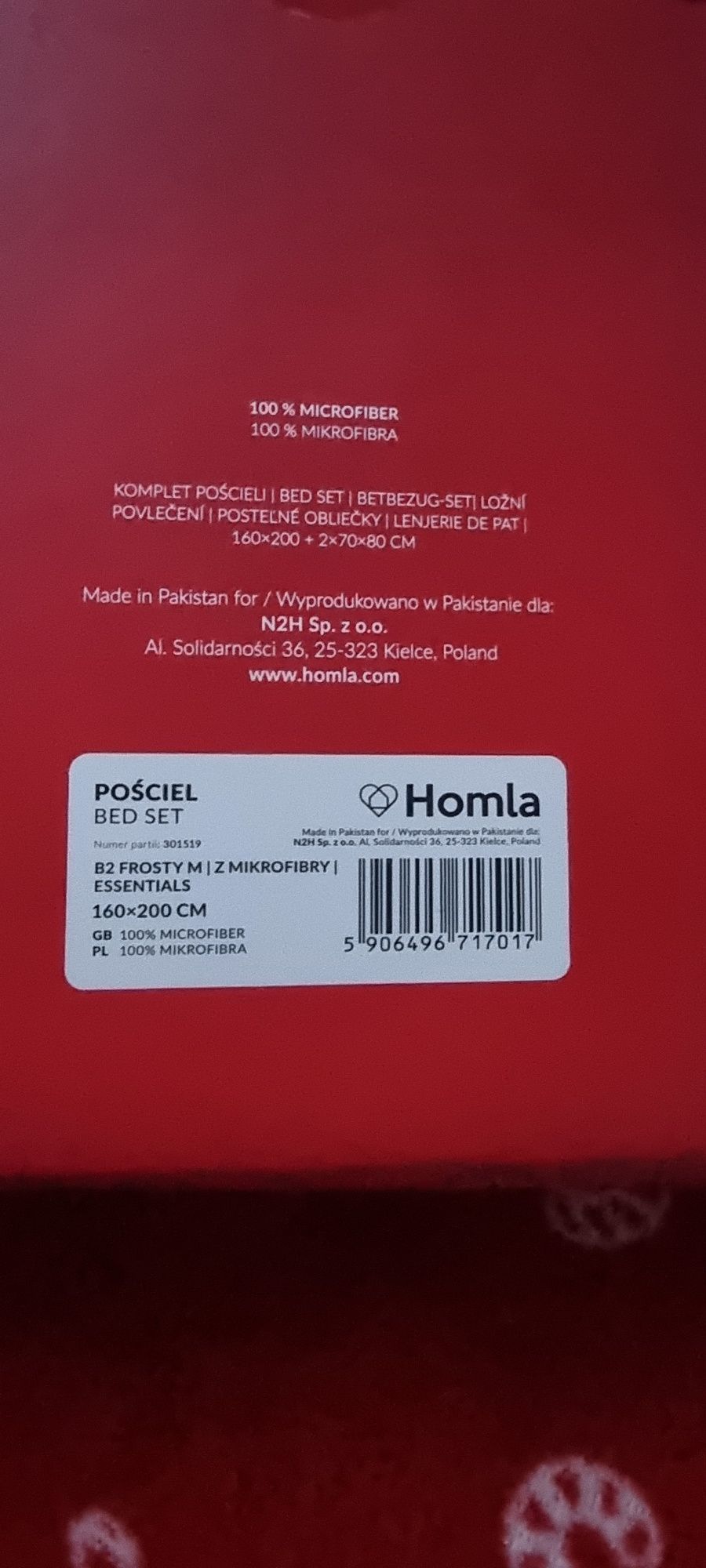 Homla pościel z mikrofibry 160x200