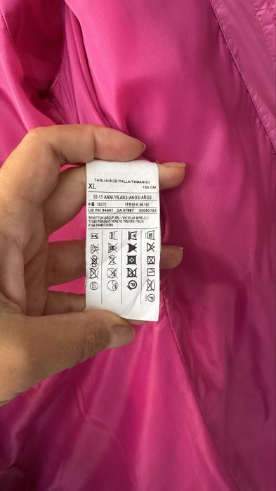 Зимова куртка, пальто Benetton, 10-11p на дівчинку