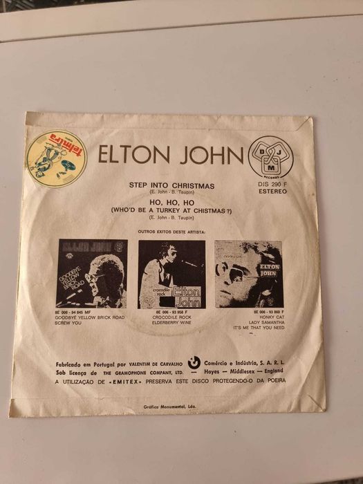 Disco Vinyl Elton John step into Christmas