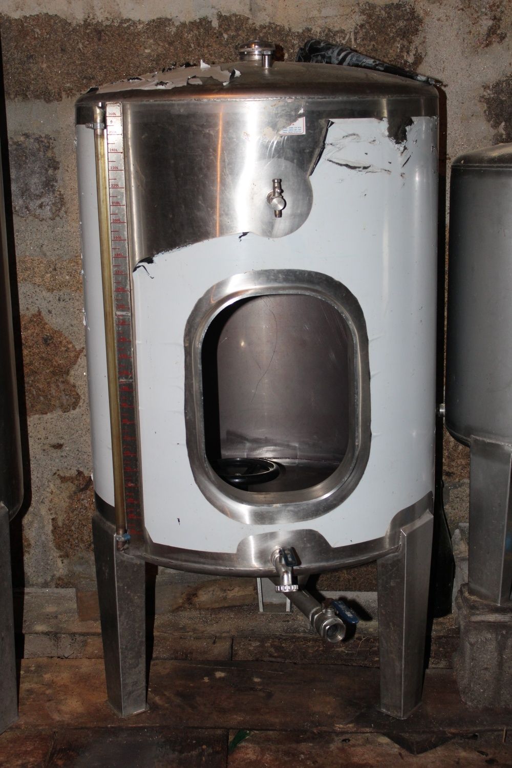 Cubas de inox (três)