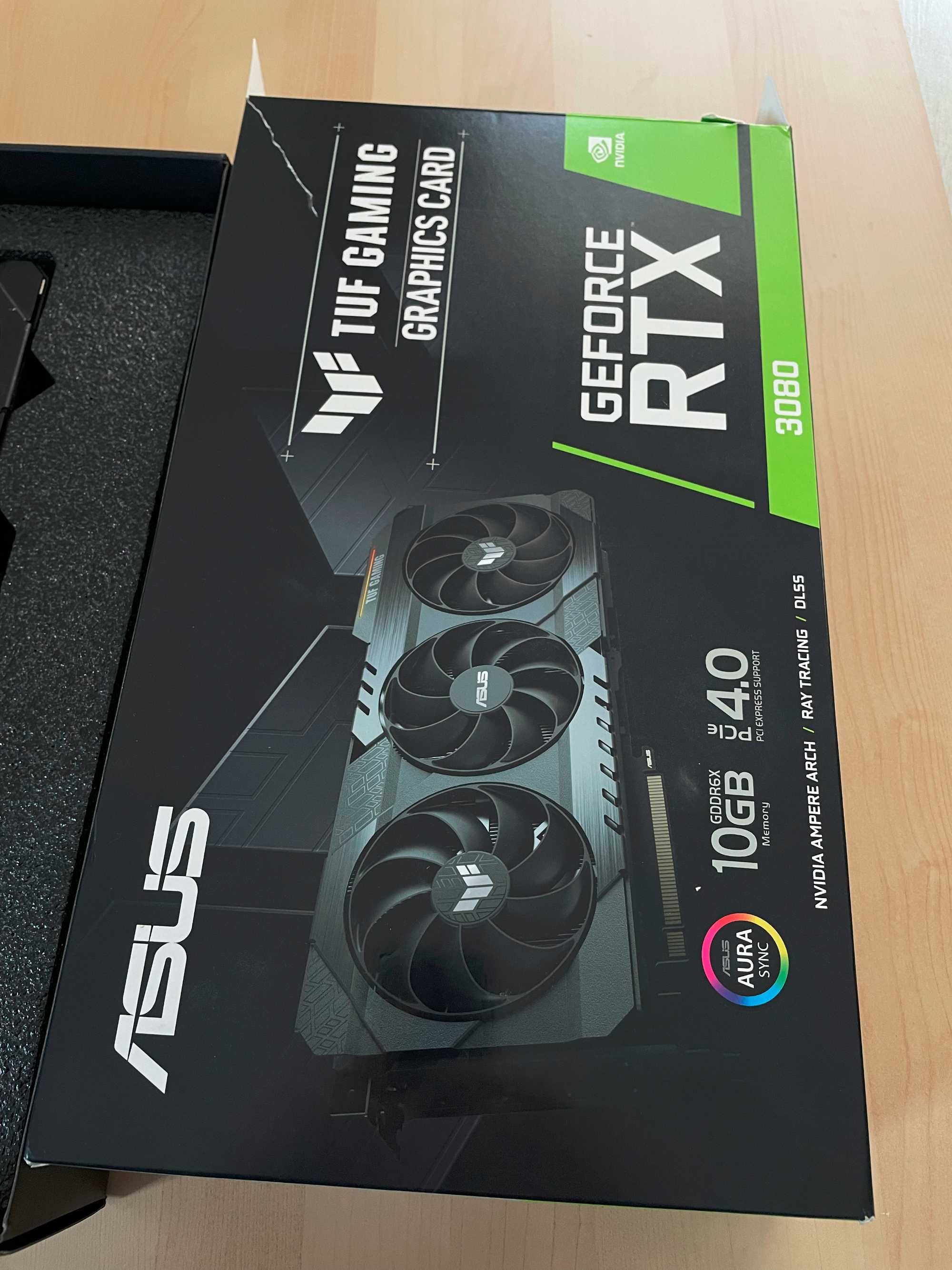 Potężna karta graficzna ASUS RTX TUF 3080 10GB OC stan bdb