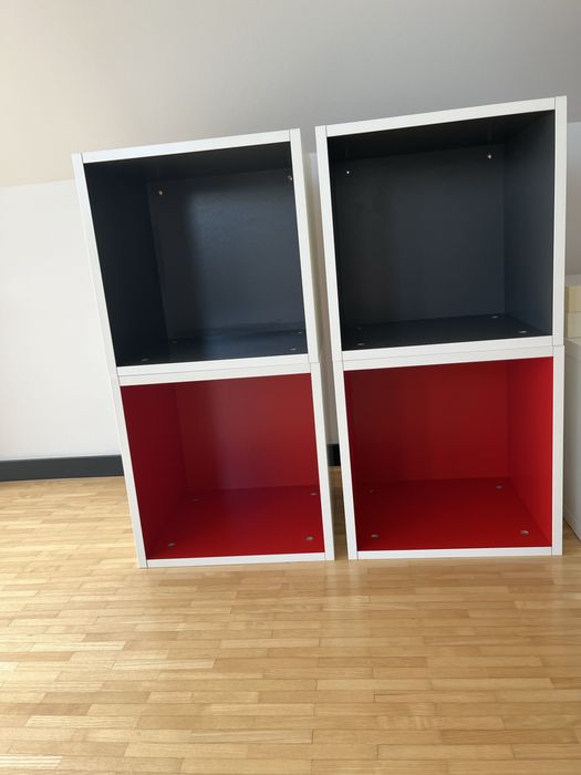 4 kolorowe szafki Ikea+ dywan gratis