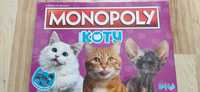 Monopoly Koty Gra planszowa Nowa