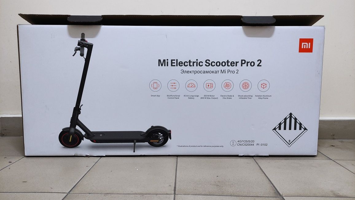 Коробка от Pro2 Mi Electric Scooter Электросамокат Xiaomi