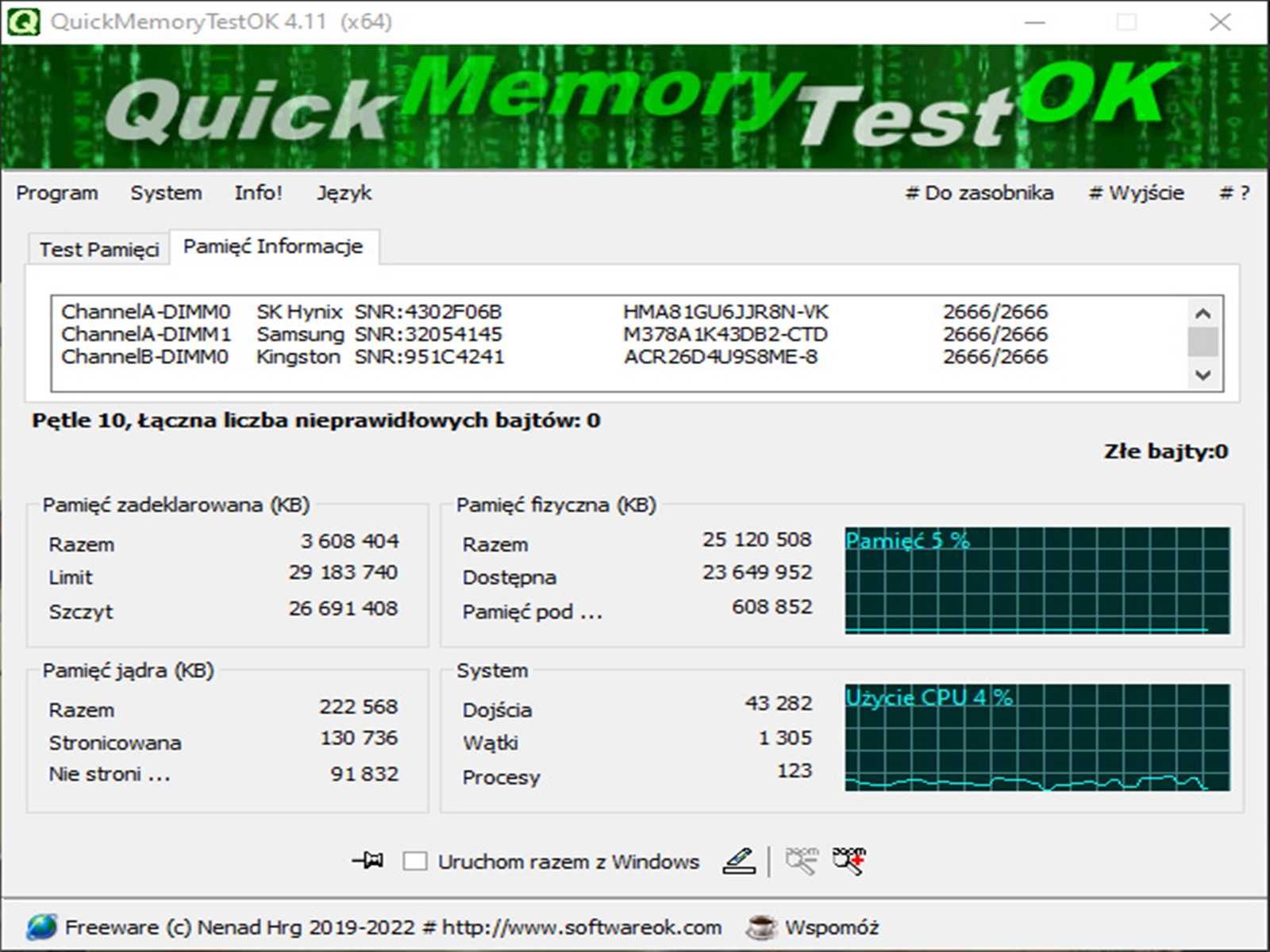 DDR4 8GB Samsung 2666v -Komputer